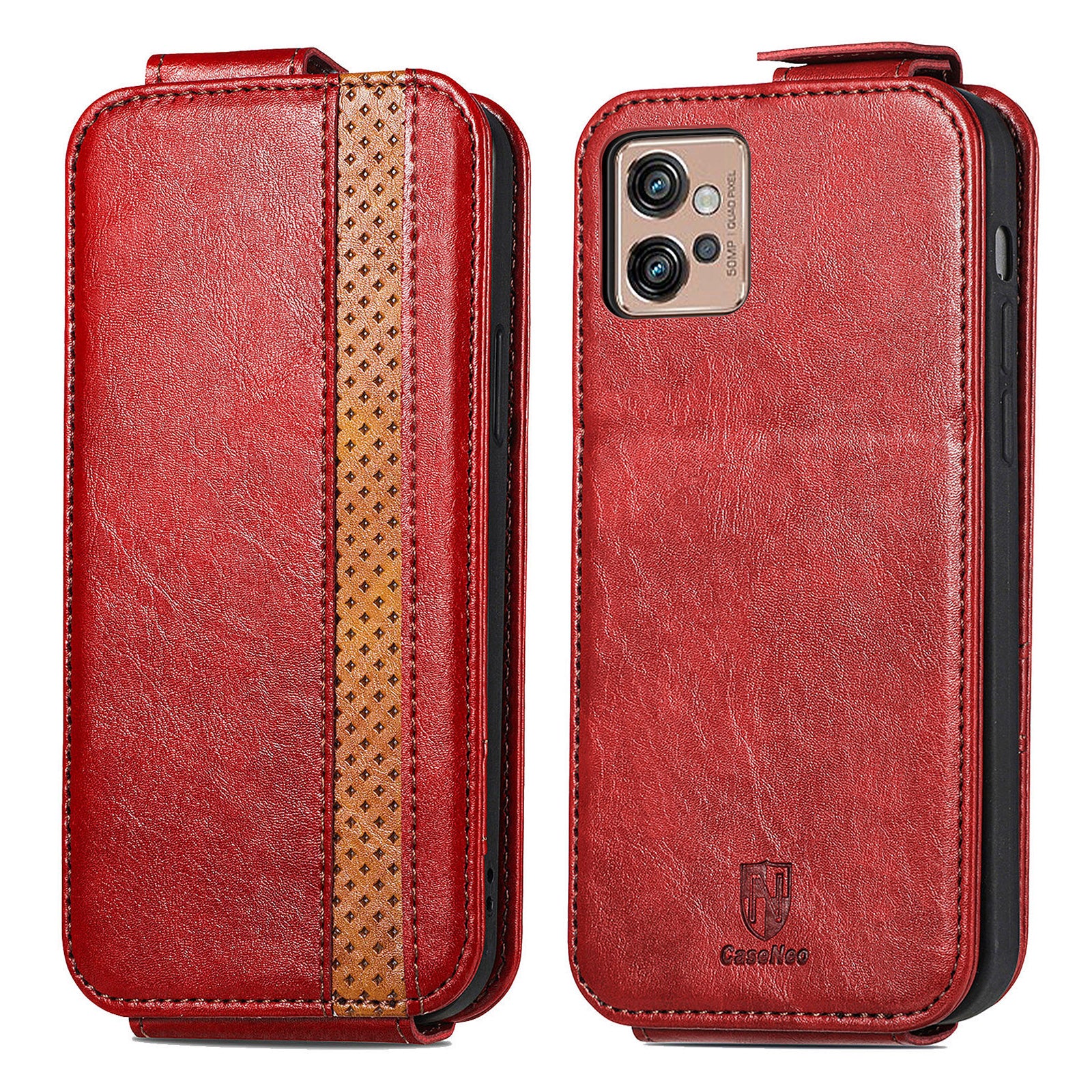 Řada CASENEO 003 pro Motorola Moto G32 4G Styl spojování PU kožené pouzdro na telefon Flip Stojan Držák karty Ochrana proti pádu Kryt telefonu Řada CASENEO 003 pro Motorola Moto G32 4G Styl spojování PU kožené pouzdro na telefon Flip Stojan Držák karty Ochrana proti pádu Kryt telefonu